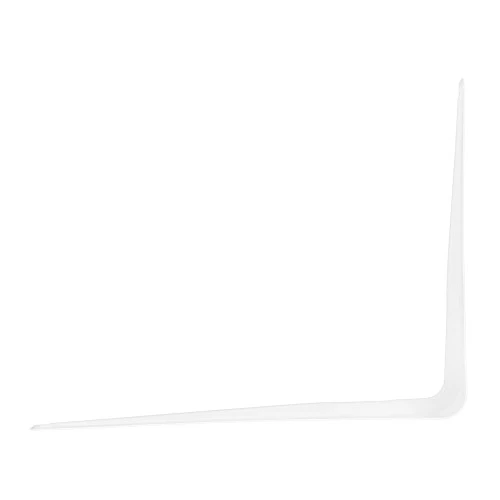 Кронштейн угловой с ребром, 200х250 мм, белый Сибртех