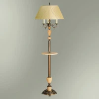Торшер с абажуром  52-12.56/4022С ТАМЕРЛАН