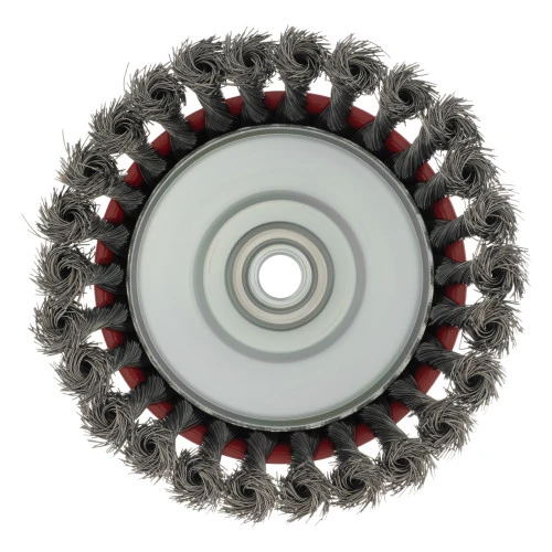 Щетка для УШМ, 125 мм, М14, "чашка", крученая проволока 0.35 мм Matrix