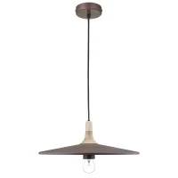 Светильник подвесной mango pyor, D40х13 см, сиреневый