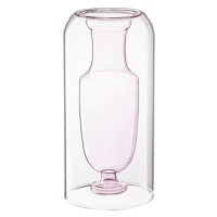 Ваза muse, 25 см, нежно-розовая