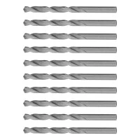 Сверло по металлу, 8 мм, полированное, HSS, 10 шт, цилиндрический хвостовик Matrix