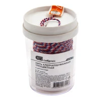 Нить ХБ 50 текс х 15, триколор, 120 м в диспенсере, вес 90 гр +- 5%, Сибртех