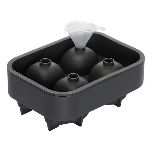 Форма для льда ice skull, графит