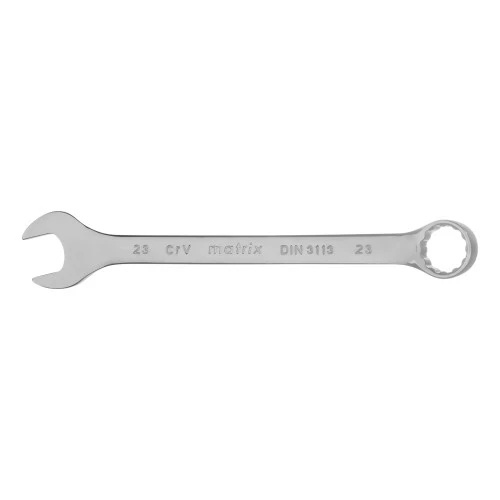 Ключ комбинированный, 23 мм, CrV, полированный хром Matrix