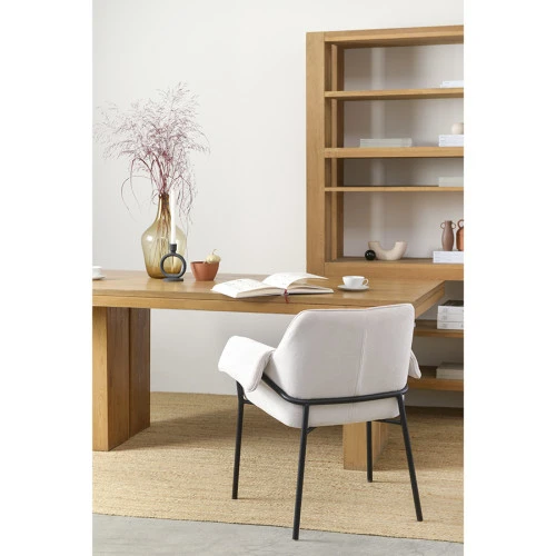 Стул aline, шенилл, молочный