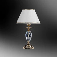 Настольная лампа  23-511/3523 с абажуром и хрусталем СИАРЫЙ АРБАТ