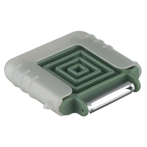 Пиллер с 3 лезвиями arnou, 8,5х10 см, светло-серый/зеленый