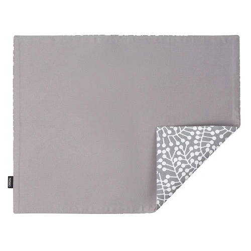 Салфетка двухсторонняя под приборы серая с принтом Спелая Смородина из коллекции scandinavian touch, 35х45 см