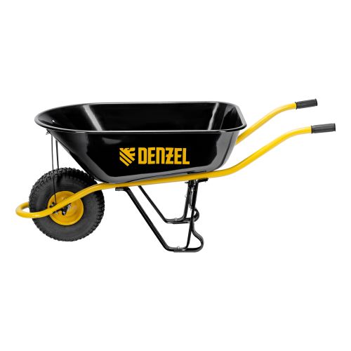 Тачка строительная, усиленная, объем 130 л, 230 кг, колесо 15х6.00-6 Denzel