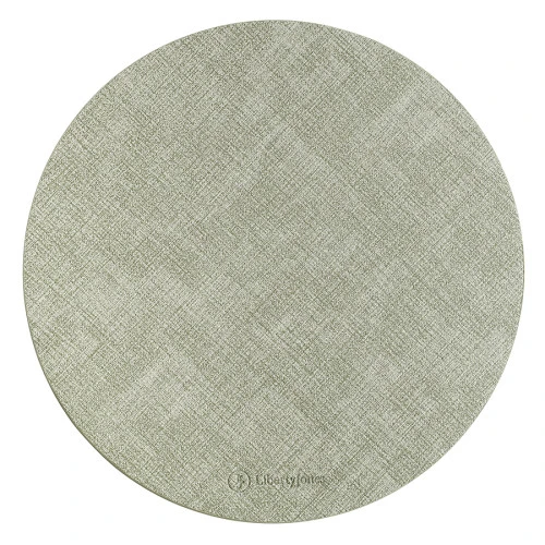 Набор из 4-х сервировочных салфеток leanera, D35 см, мятные