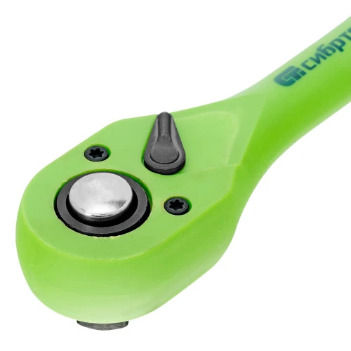 Ключ-трещотка 1/2", CrV, 72 зуба, с быстрым сбросом Сибртех