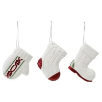 Набор ёлочных украшений warming tale из коллекции new year essential, 3 шт.