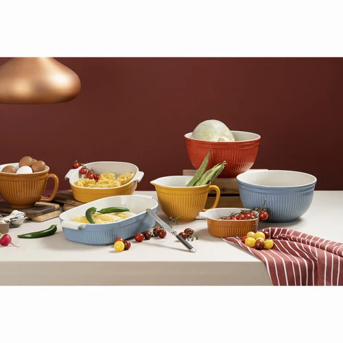 Блюдо для запекания soft ripples, 20х16,5 см, карамельное