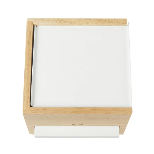 Шкатулка stowit mini, белая/дерево