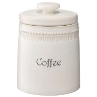 Банка для кофе белого цвета из коллекции kitchen spirit, 820 мл