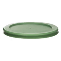 Крышка для стеклянного контейнера круглая, зеленая