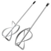 Комплект насадок для строительного миксера, 2шт., 220х560 мм, оцинкованные, хвостовик HEX13 Denzel