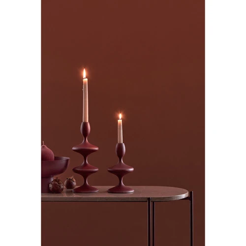 Подсвечник vivlend, 20 см, винный