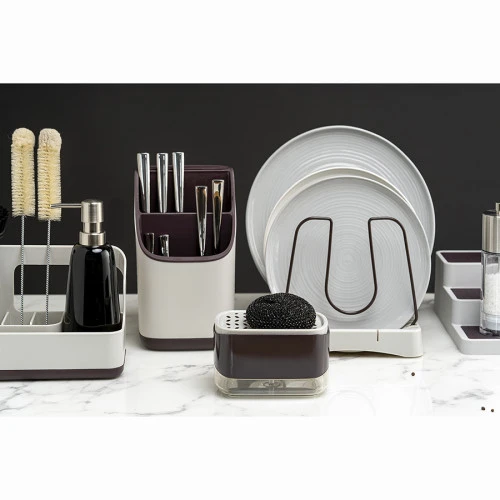 Органайзер для кухонных принадлежностей ronja, 23х13 см, светло-серый/темно-сливовый