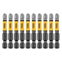 Бита IMPACT, PH3x50 мм, лазерная обработка шлица, сталь S2, 10 шт., Е 6,3 Denzel