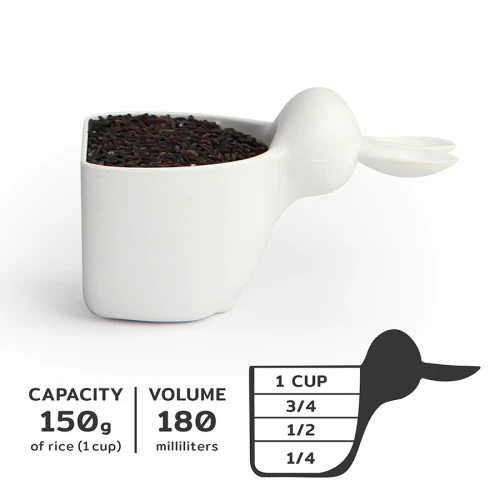 Ложка мерная bella bunny, белая