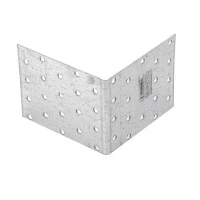 Крепежный уголок равносторонний 2 мм, KUR 100 х 100 х 80 мм Сибртех