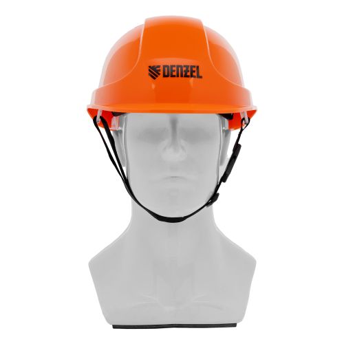 Каска защитная ударопрочная, ABS/PC, плавная регулировка, модель «Форвард» (К-05)оранж. Denzel