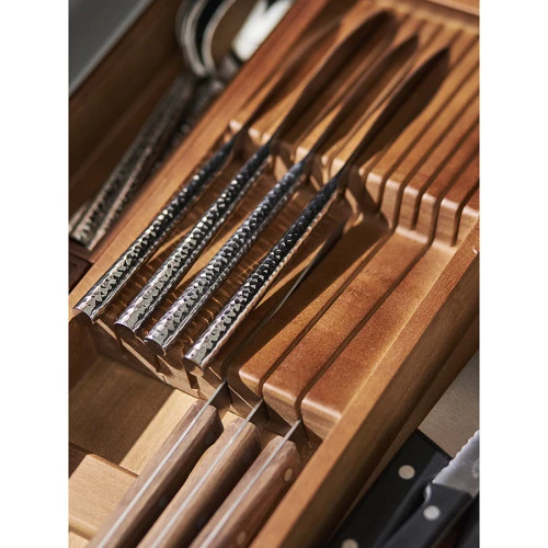 Органайзер для столовых приборов с держателем для ножей bambox, 30х38 см