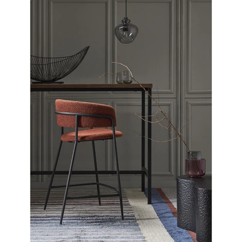 Стул полубарный helning, букле, терракота