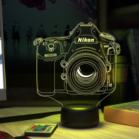 3D светильник  Светильник "Фотоаппарат Nikon D850"