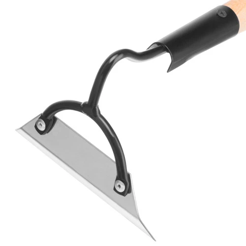 Мотыга, нержавеющая сталь, 150 х 50 х 1300 мм, деревянный черенок, Сибртех