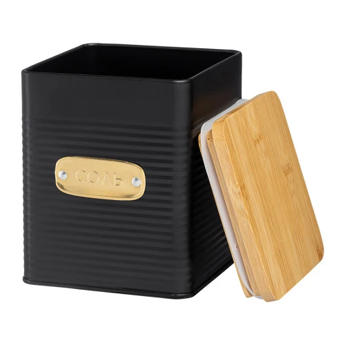 Банка для хранения соли irmel, 1,7 л, графит