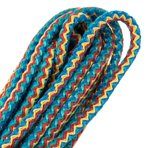 Шнур вязаный полипропиленовый с серд."Радуга", 8 мм, L 20 м, Сибртех