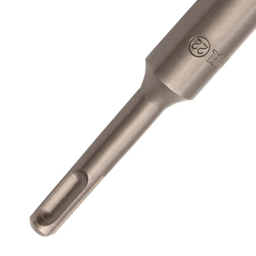 Бур по бетону, двойная спираль, три пылеотводящие кромки, 22 x 460 мм DENZEL