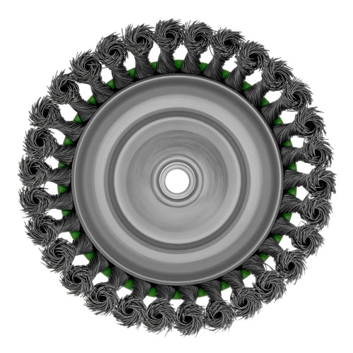 Щетка для УШМ, 150 мм, М14, "чашка", крученая проволока 0.5 мм Сибртех