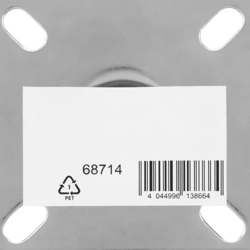 Колесо поворотное D 75 мм, крепление  платформенное Сибртех