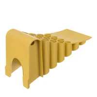 Упор противооткатный для грузового транспорта, ЖЕЛТЫЙ, 35 т, 438х200х205 мм Stels