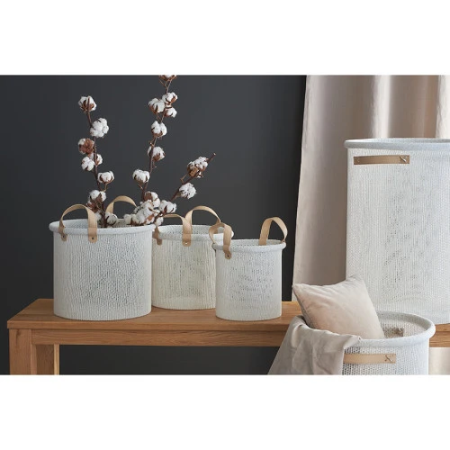 Корзина для хранения sustainable collection, D37х52 см, молочная