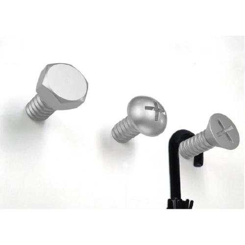 Набор вешалок screw, белые, 3 шт.