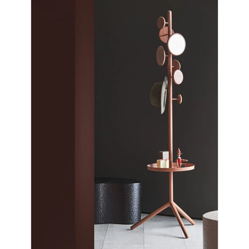 Вешалка напольная с полкой lingon, терракотовая