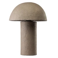 Лампа настольная texture sleek, D32х42 см, бежевая