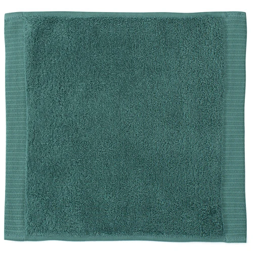 Полотенце для лица цвета виридиан из коллекции essential, 30х30 см