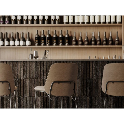 Стул барный niels, рогожка, темно-коричневый