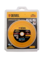 Диск алмазный, отрезной сплошной, 180 х 22.2 мм, мокрая резка Denzel