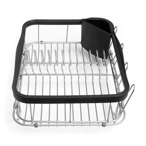 Сушилка для посуды sinkin, 28х14х47 см, черный, никель