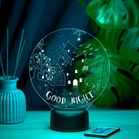 3D светильник  Светильник "Дом ужасов"