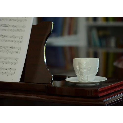 Чайная пара talent, wolfgang amadeus mozart, 260 мл, белая