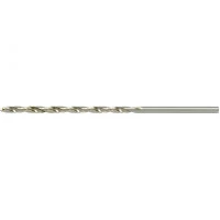 Сверло по металлу, 3.5 х 110 мм, полированное, удл, HSS, 10 шт, цилиндрический хвостовик Matrix