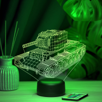 3D светильник  Светильник "Танк КВ-2"